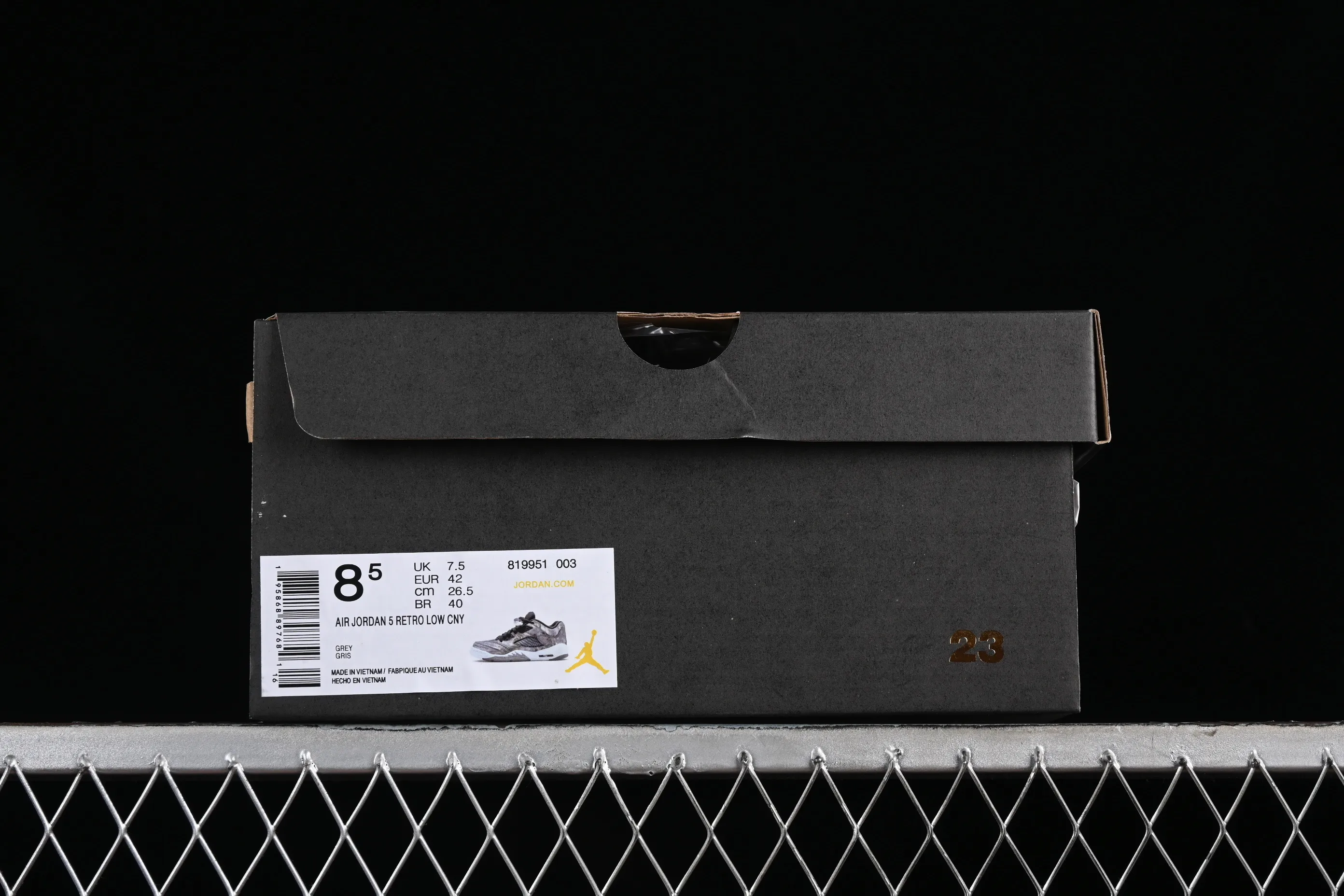 All categories Air Jordan Jordan series basketball shoes Air Jordan 5 Air Jordan 5 Low Premium "ASG" AJ5 Joe 5 gray and silver color low-top basketball shoes 819951-003
